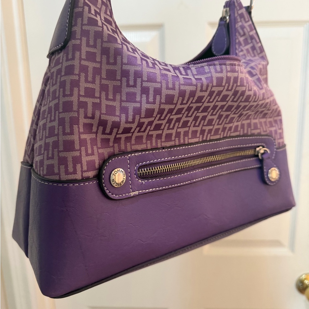 Vintage Tommy Hilfiger Purple Monogram Purse